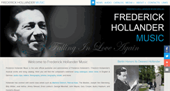 Desktop Screenshot of frederickhollandermusic.com