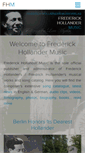 Mobile Screenshot of frederickhollandermusic.com